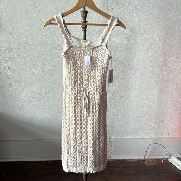 Jessica Simpson Dresses & Skirts - Jessica Simpson | NWT | Crochet Mini Dress | Cream | Sz S